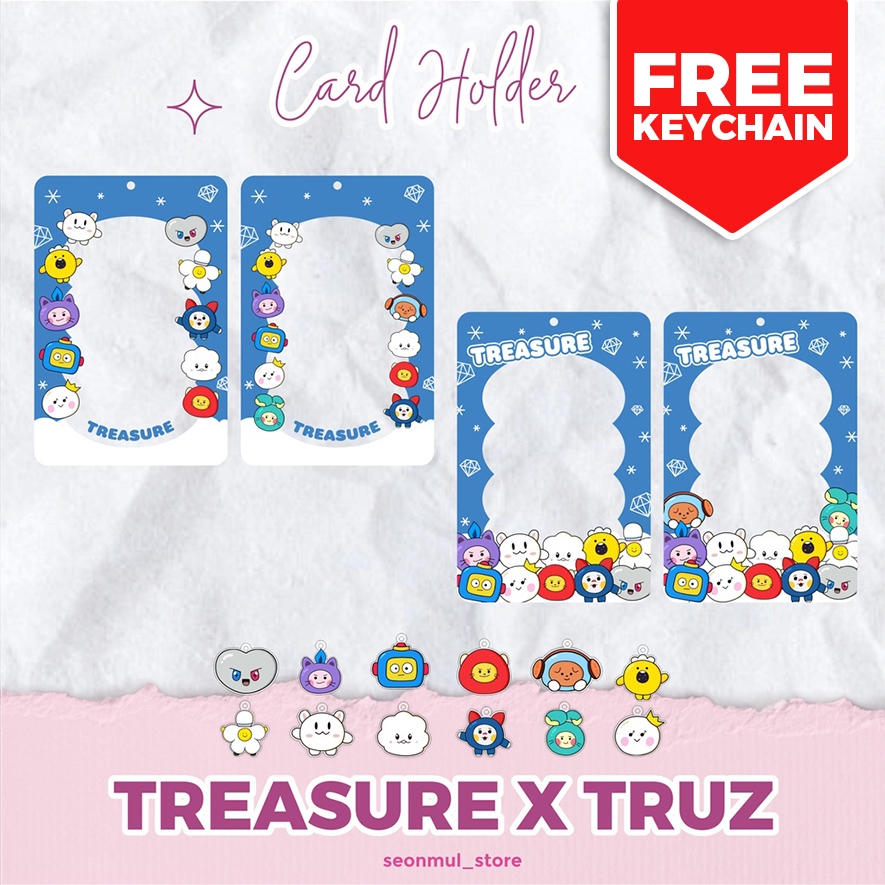 CAHOL ACRYLIC TREASURE X TRUZ / PHOTOCARD HOLDER AKRILIK TREASURE X TRUZ / CARD HOLDER TREASURE X TR
