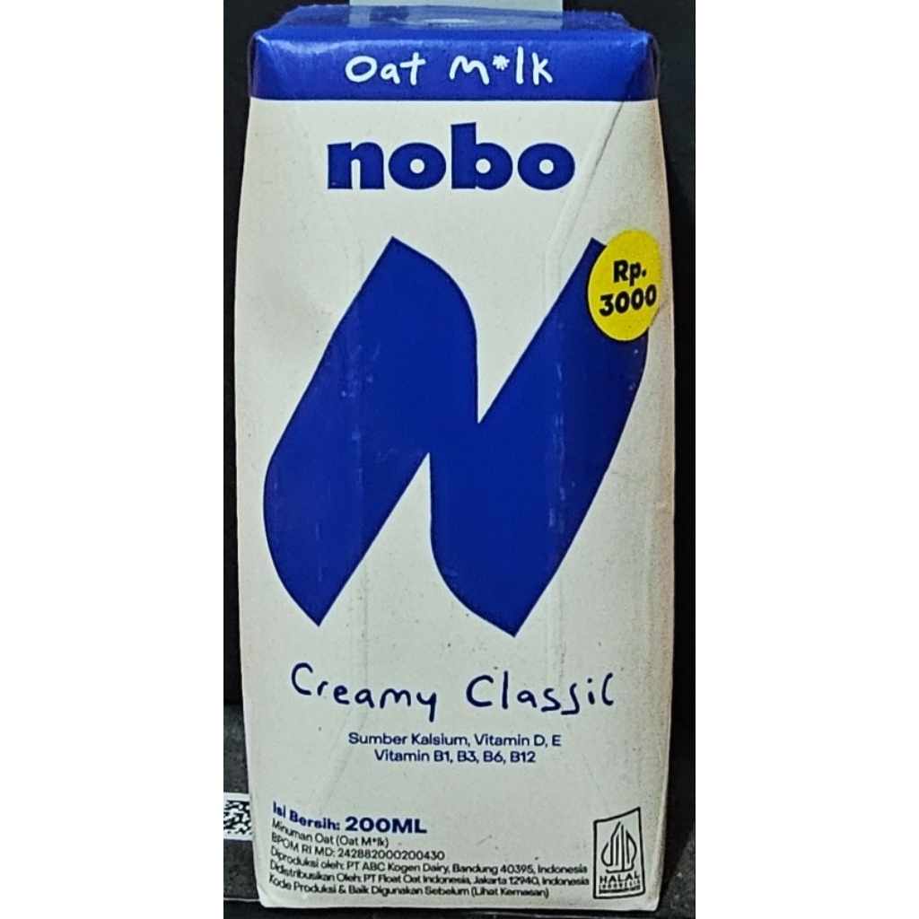 

Nobo Oat Drink Creamy Classic 200ml