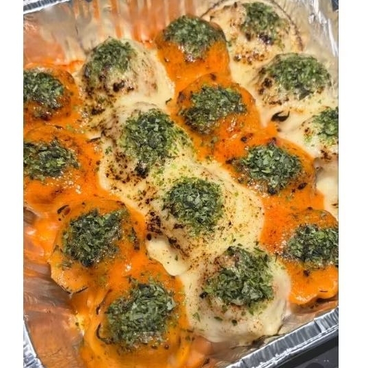 

Dimsum Spicy Mayo & Cheese Mayo Isi 16 Pcs - Topping Nori & Keju - Tangerang