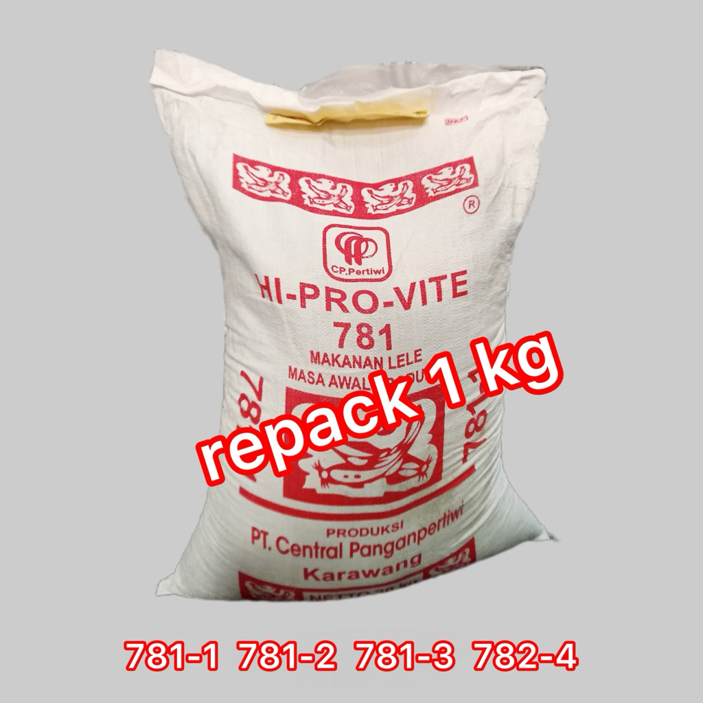 pakan ikan lele 781 kemasan 1 kg