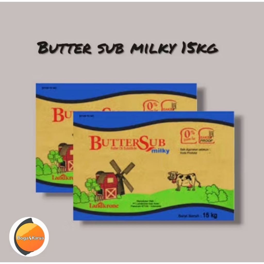 

Butter Sub Milky 15 kg / 1 karton