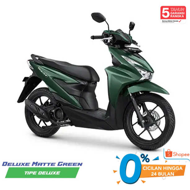 New Honda BEAT DELUXE CBS ISS Sepeda Motor