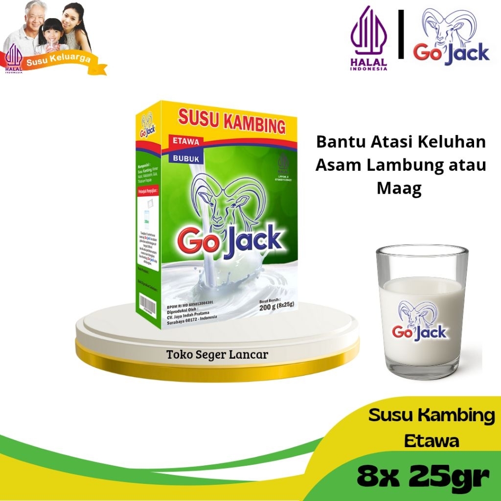 

Susu Kambing Etawa Go Jack Bubuk Premium – Atasi Asam Lambung, Maag, GERD – Aman untuk Anak & Dewasa