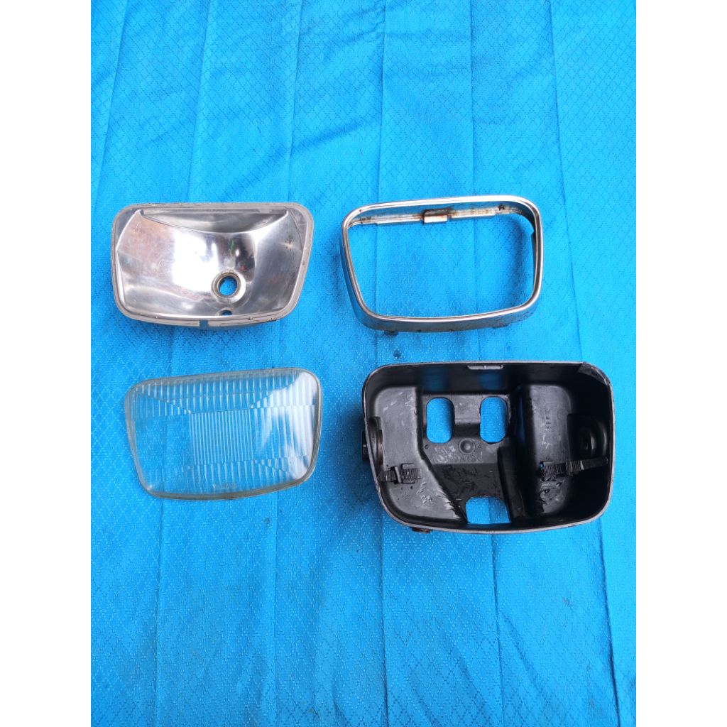 reflektor depan Yamaha RX-King New Original copotan / lampu depan RX-King New oval Original