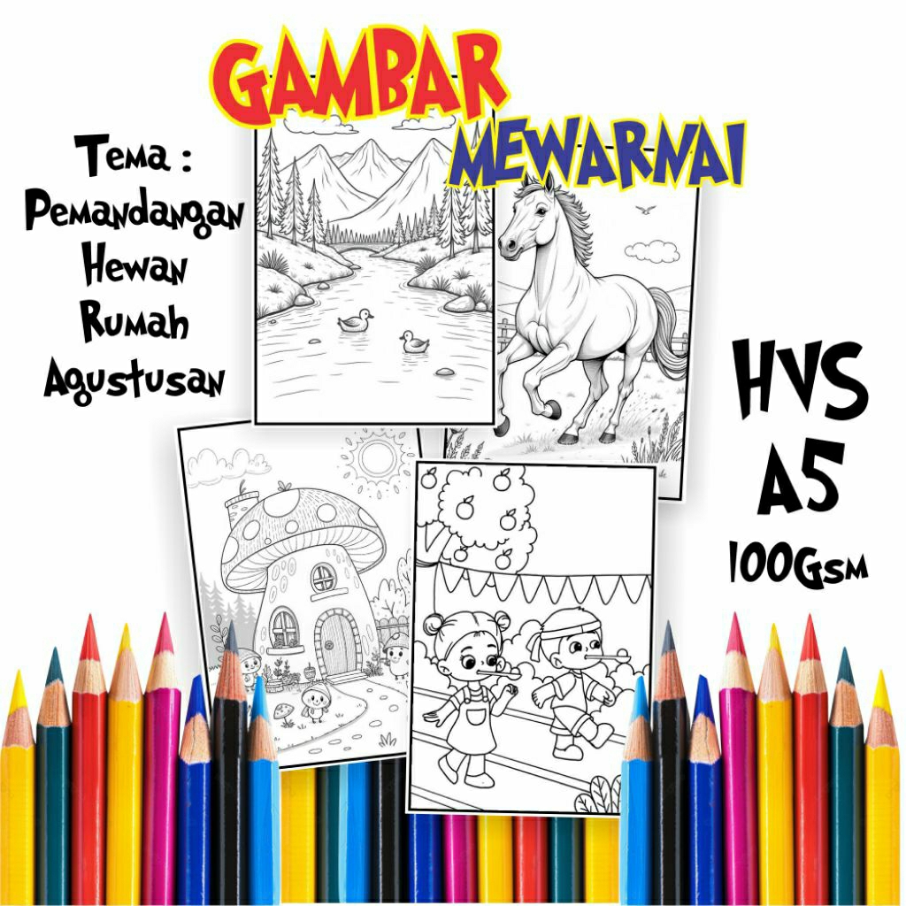 

Kertas Gambar Mewarna Isi 20 Lembar