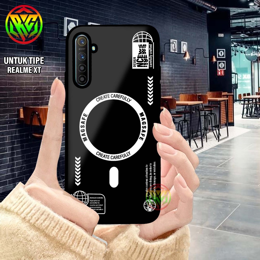 Real Case Realme XT Motif Terbaru - Case hp kilau - New Case Glossy casing Hp Realme XT [Motif APEL]
