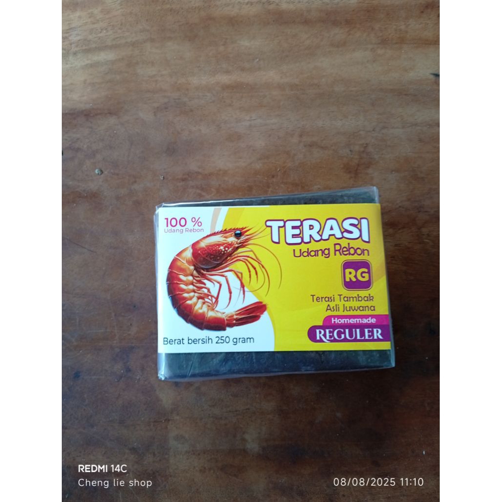 

Terasi Udang rebon Home made khas Juwana 250 gram