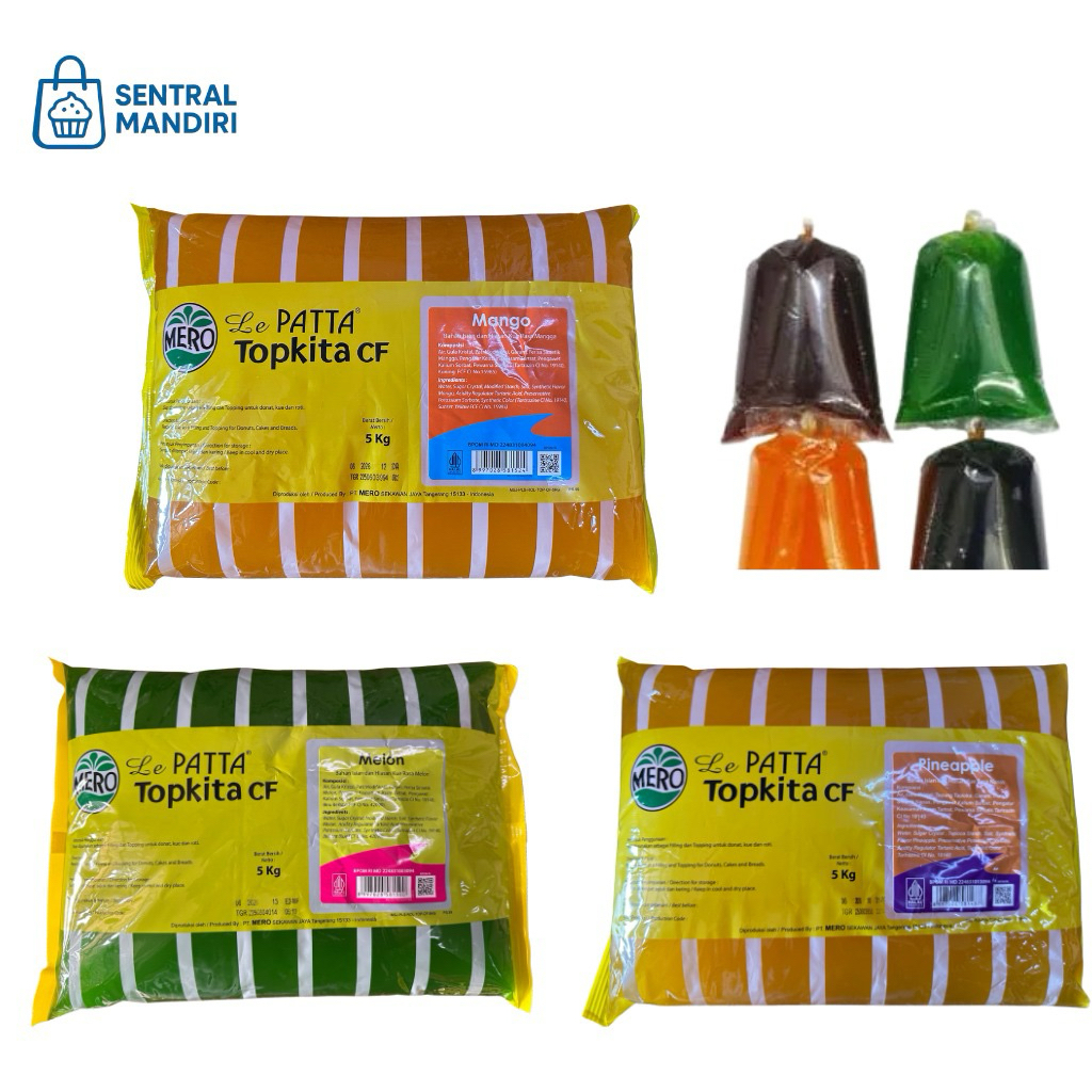 

Selai Lepatta Tropicana CF Mangga (Mango), Melon & Nanas (Pineapple) Repack 250gr, 500gr & 1Kg