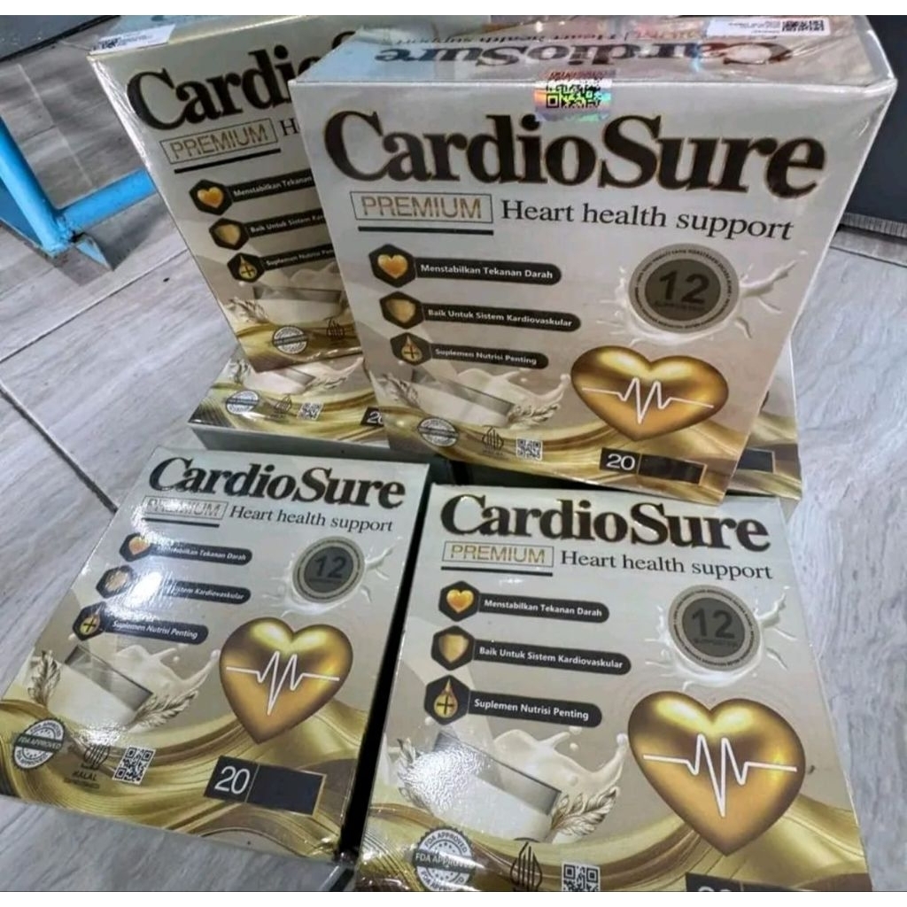 

READY CARDIOSURE MILK SUSU OBAT HIPERTENSI JANTUNG STRUK KOLESTROL ASAM URAT 100% ORIGINAL