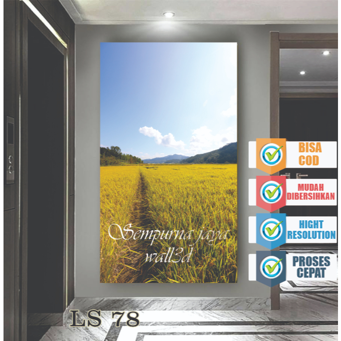 sticker dinding pemandangan alam 3d, sticker dinding pemandangan, sticker dinding pemandangan alam