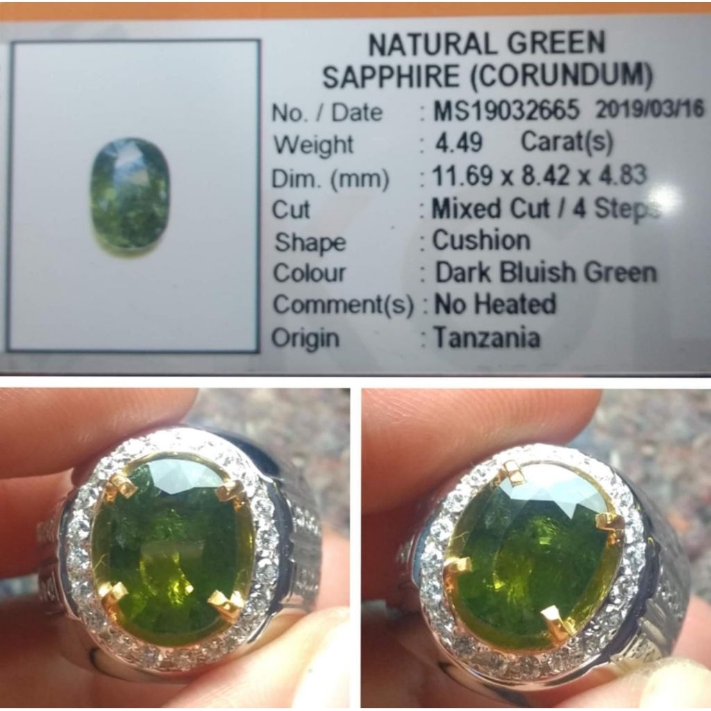 Unheatead Green Sapphire Natural Safir Ada garnet tsavorite blue topaz alexandrite chrysoberyl tourm
