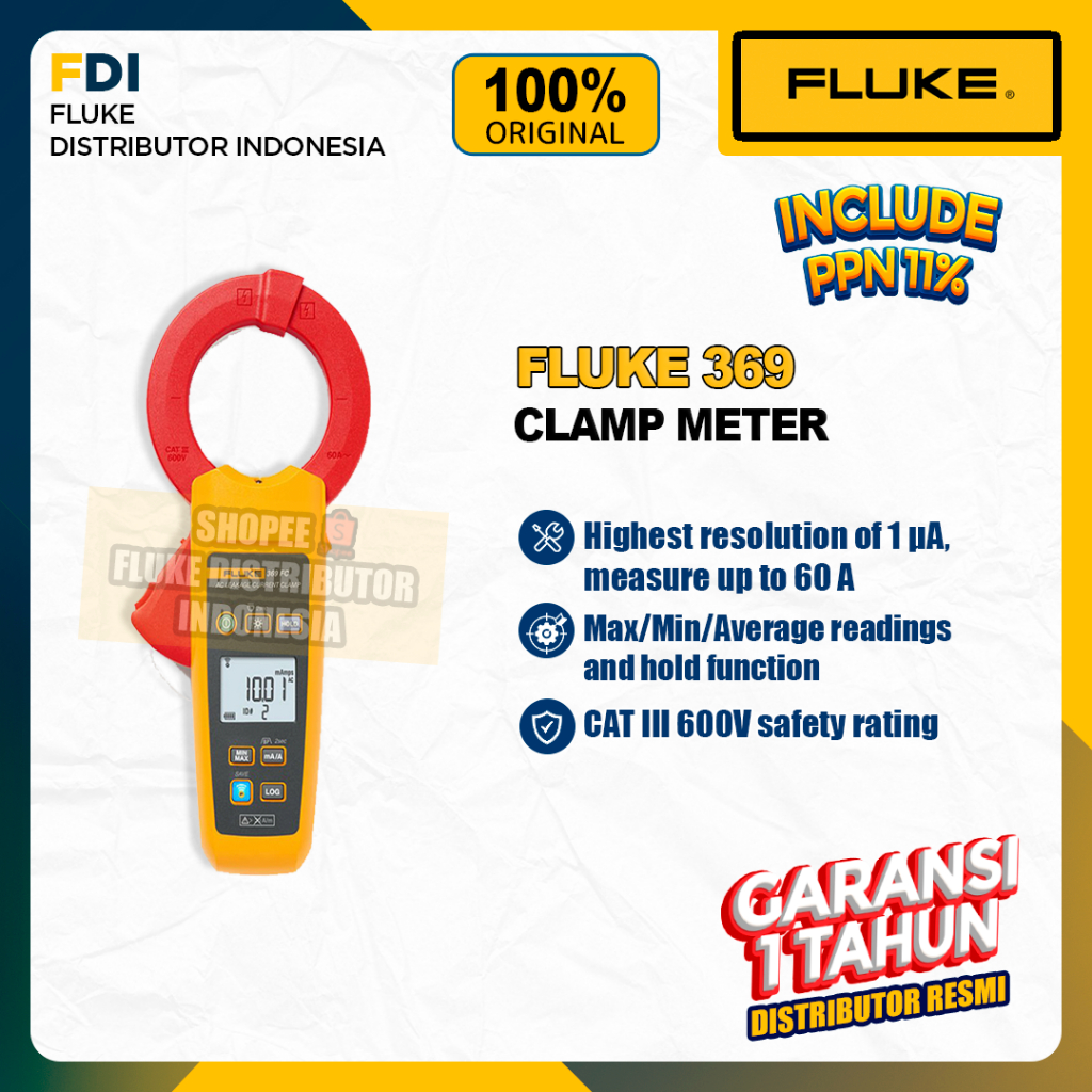 FLUKE 369 Leakage Current Clamp Meter