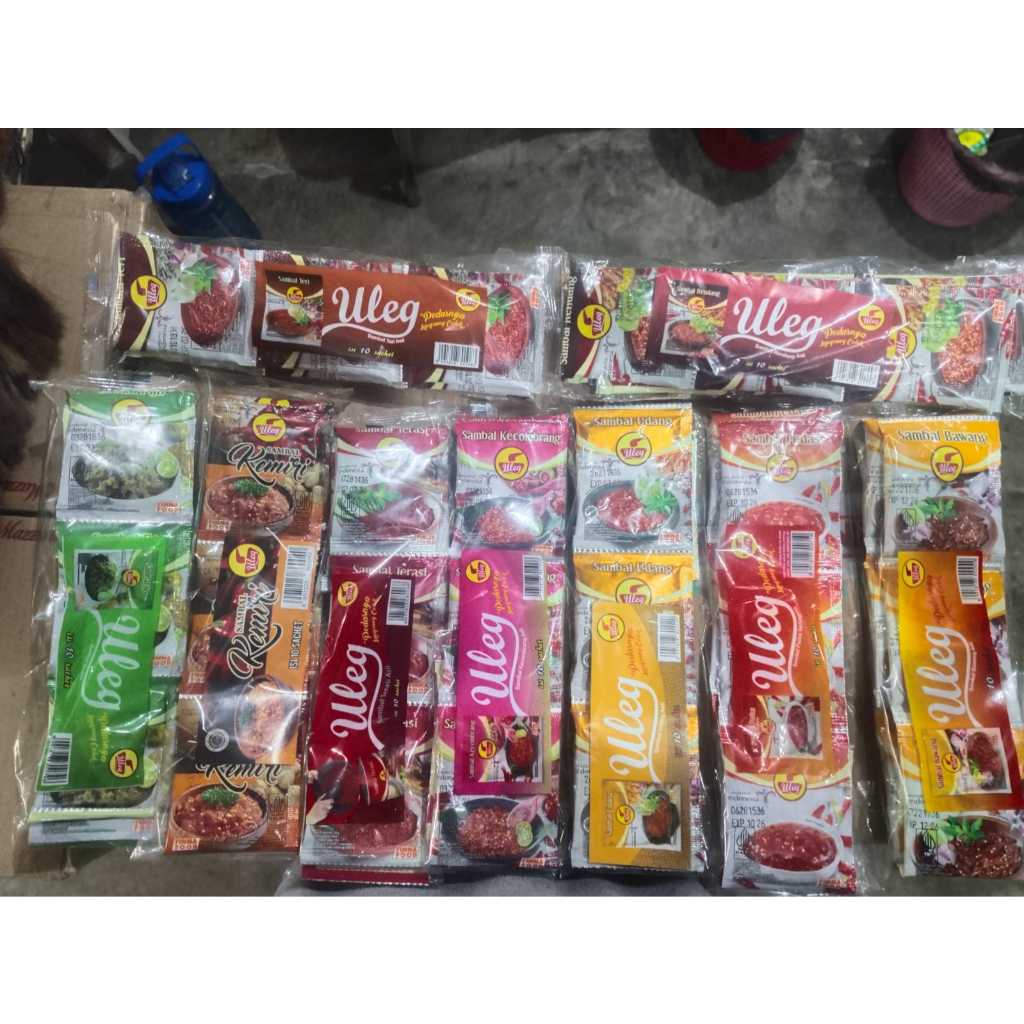

Sambal Uleg Varian Rasa 10 Sachet / Sambal Bawang Uleg