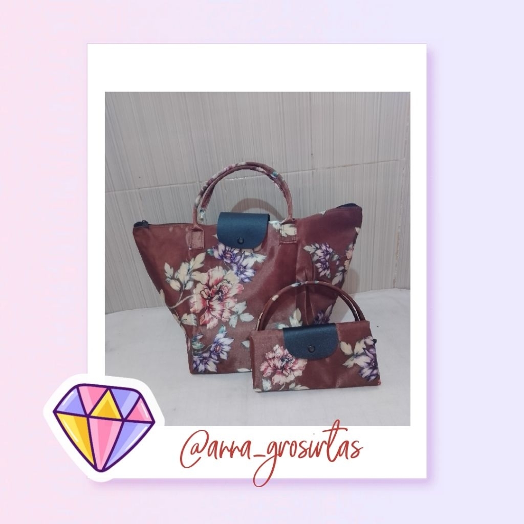 Souvenir Tas Belanja Lipat / Tote Bag Lipat / Tas Souvenir Umroh / Tas Belanja Souvenir