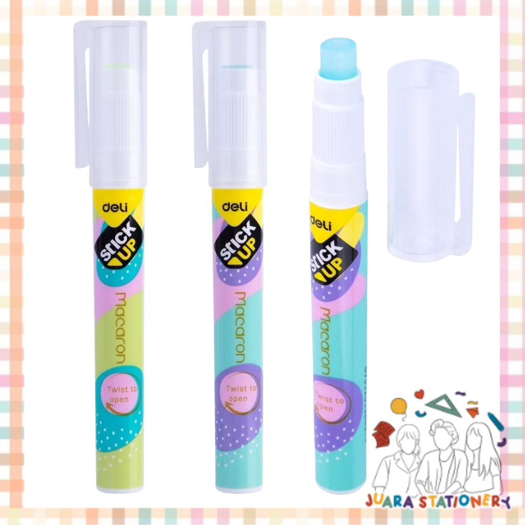 

(668) Lem Deli Macaron A23810 - Lem Kuat Bentuk Pena Lem Stick Glue Stick