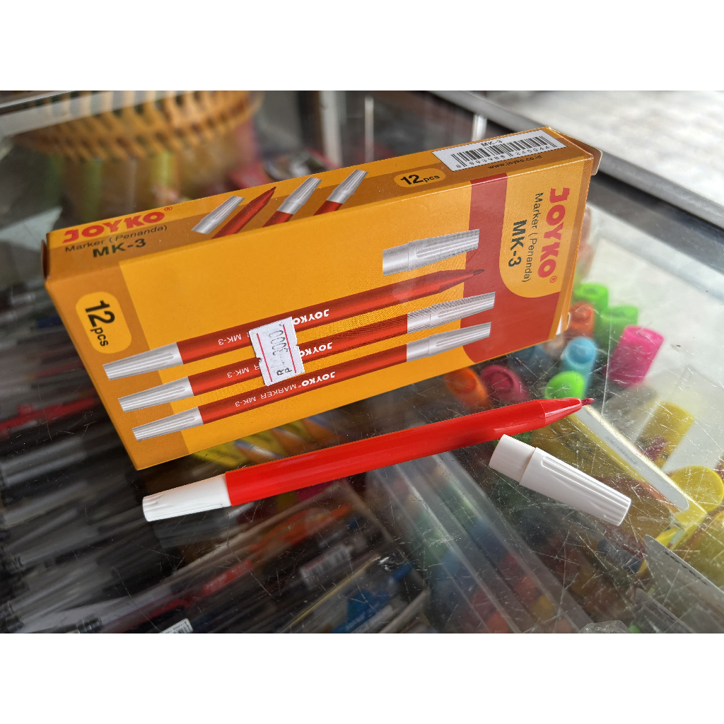 

Spidol Joyko Warna Merah Ukuran Kecil – Cocok Untuk Gambar, Tinta Jelas, Jual Satuan