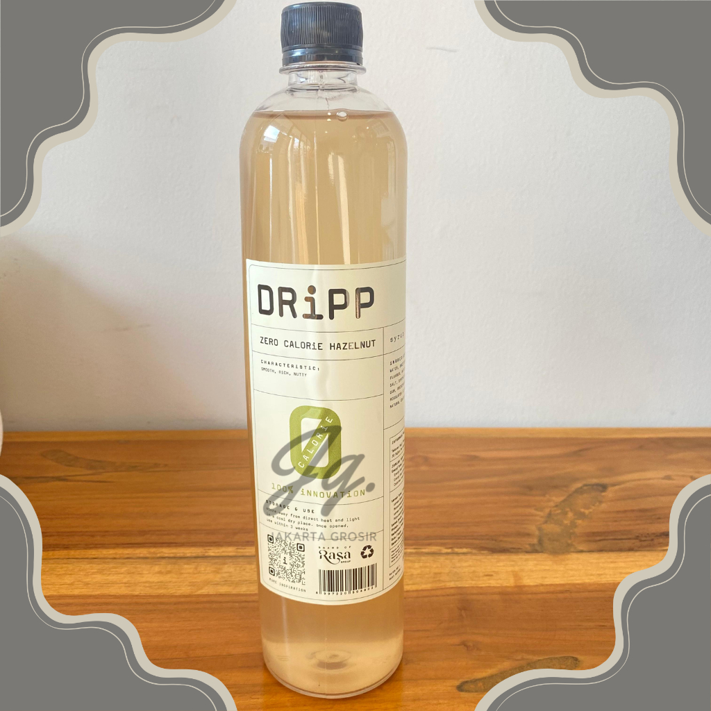 

DRIPP Zero Calorie Hazelnut Syrup 760 Ml