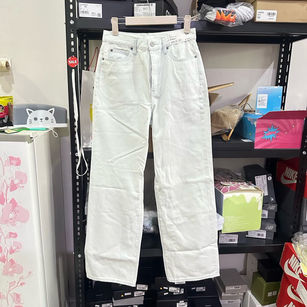uniqlo jeans wide  light blue