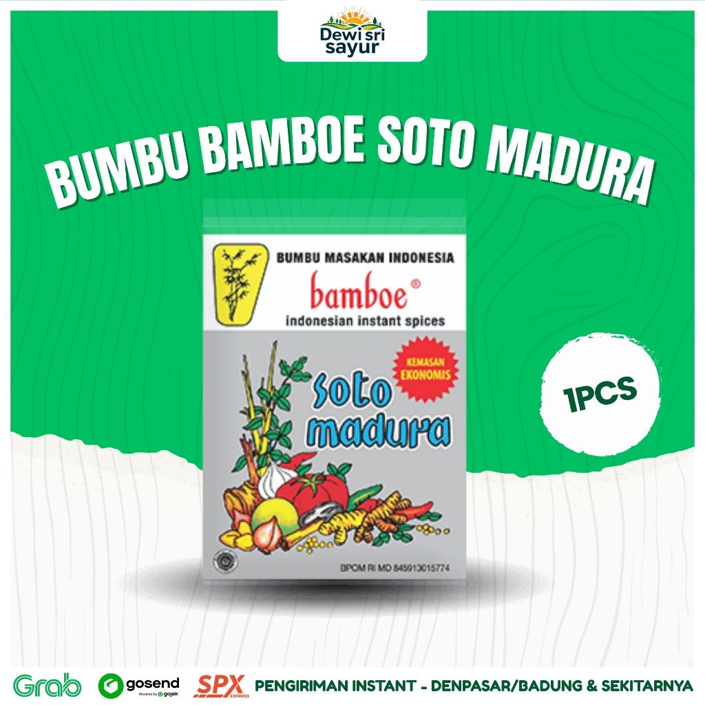 

Bumbu Bamboe Soto Madura 1 pcs – Dewi Sri Sayur