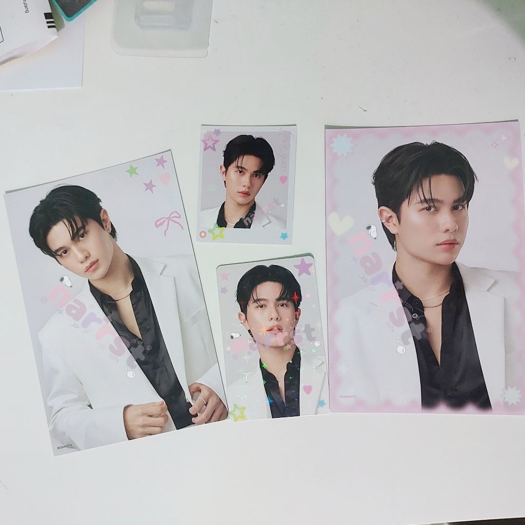 Photocard Postcard Polaroid Mini Photoset William Jakrapatr GMMTV LYKN || Minpos Pink Williamest