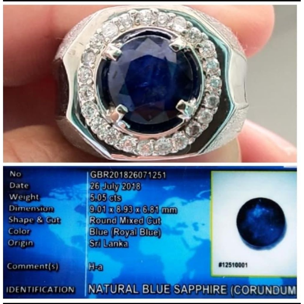 Royal Blue Sapphire Ceylon Natural Safir Srilanka Ada garnet tsavorite alexandrite chrysoberyl topaz