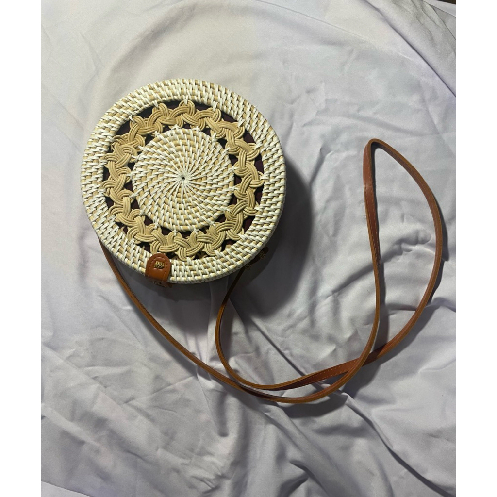 Tas Rotan Gendit Bermotif Khas Jogja