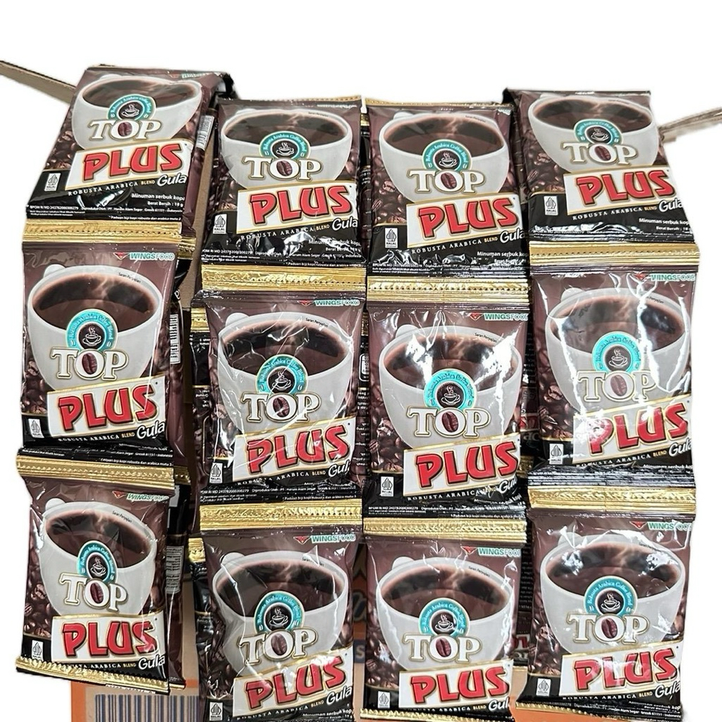 

[40pcs] Kopi Top Plus/4Renceng Coffee - Robusta Bubuk