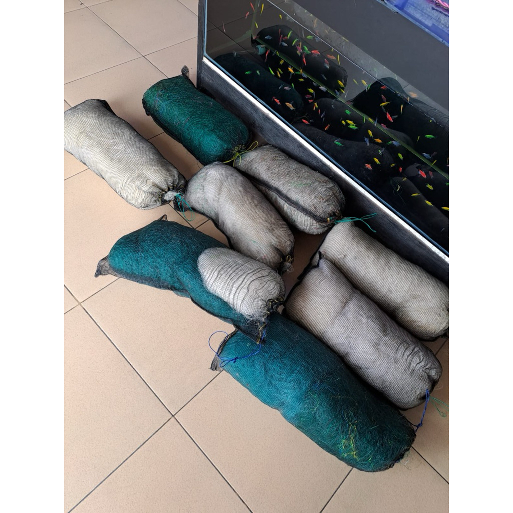 Jaring nelayan filter kolam / media filter kolam / jaring nelayan media filter