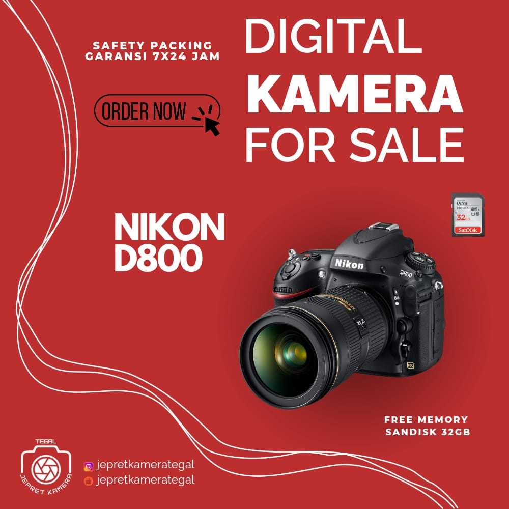 NIKON D800 FULLFRAME MURAH FULSET NORMAL