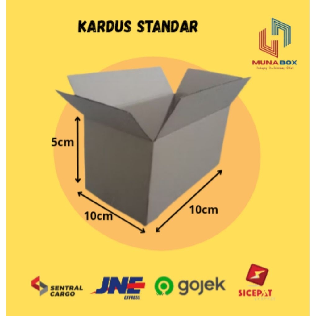

Kardus Standar Box 10x10x5 Kardus Packing