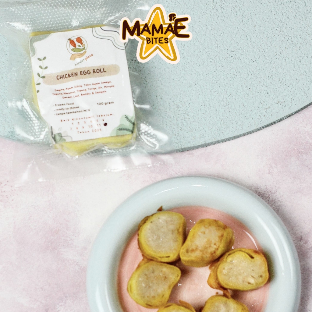 

Kinder Plate - Chicken Egg Roll | Frozen Food untuk Anak & Dewasa (No MSG No Pengawet)