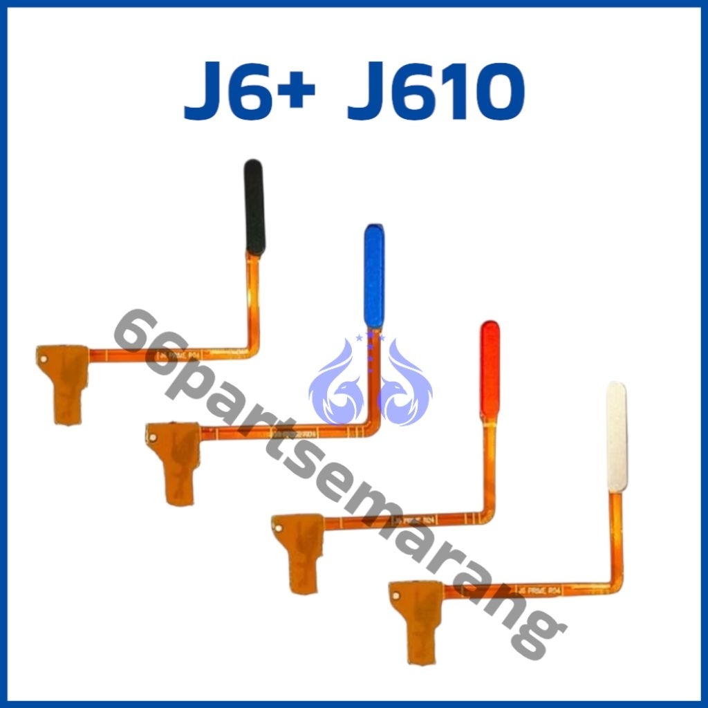 Flexible Flexibel On Off Fingerprint Sidik Jari Samsung J6 Plus  J610 Copotan Cabutan Bekas