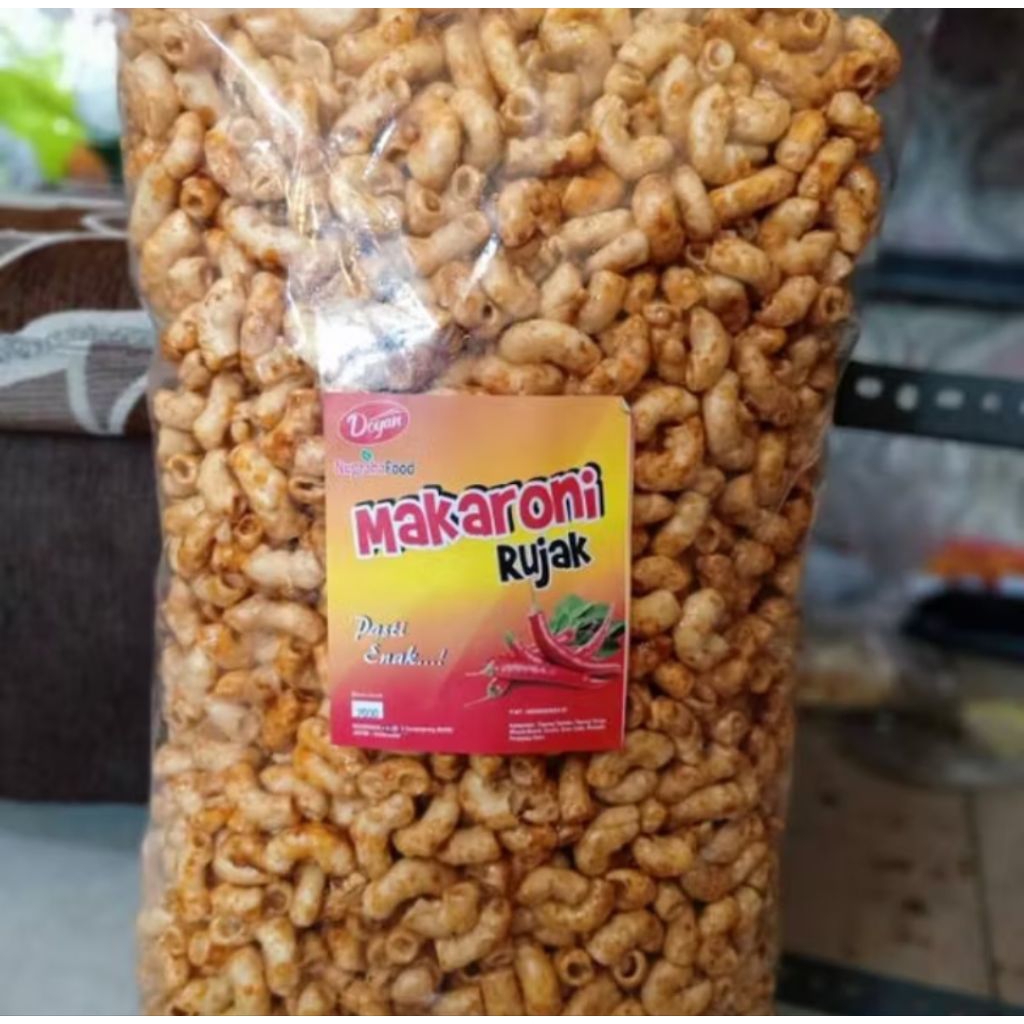 

Makaroni bantat rujak pedas manis kemasan 250g gurih manis