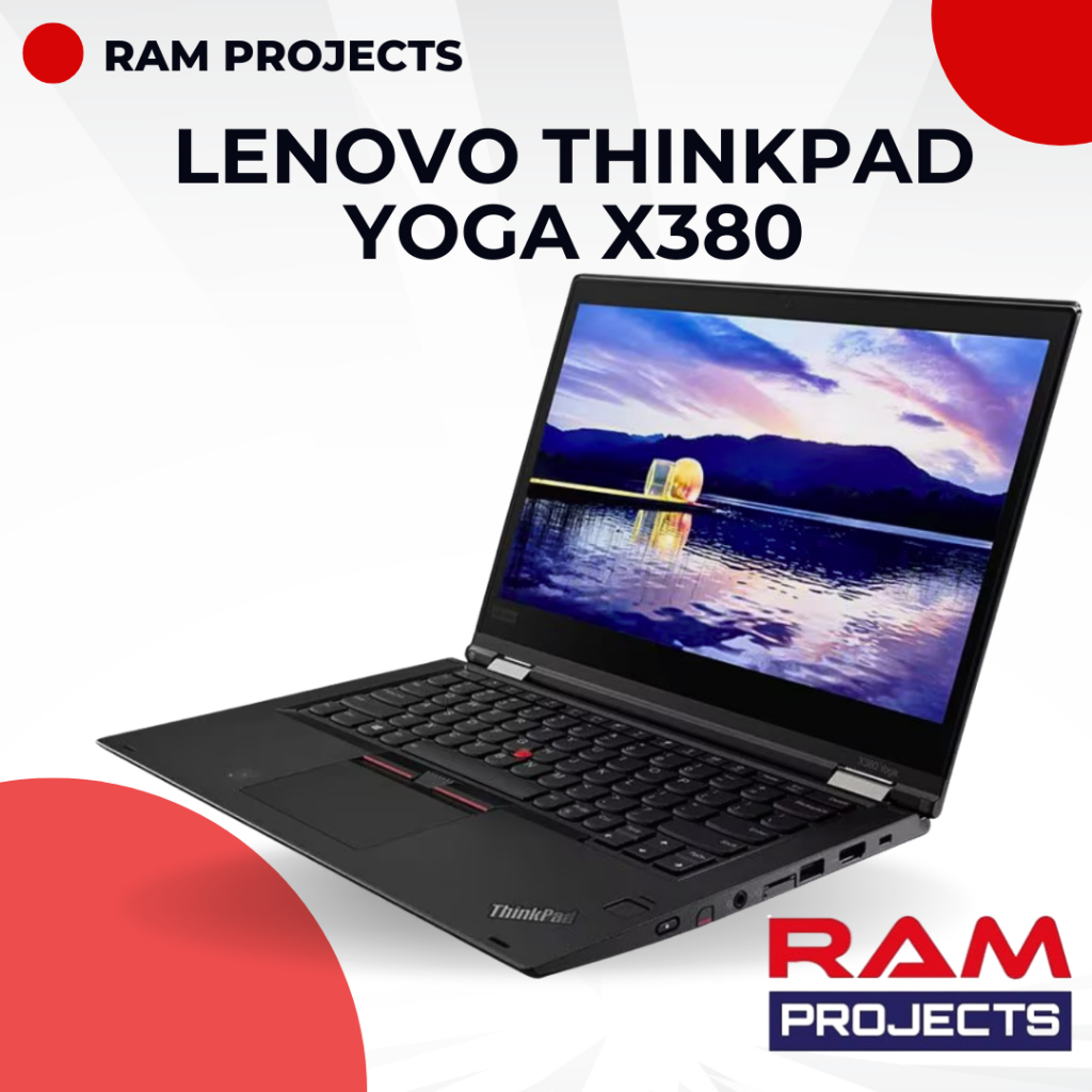 LENOVO THINKPAD YOGA X380  (Intel Core i5 gen 8) Hitam