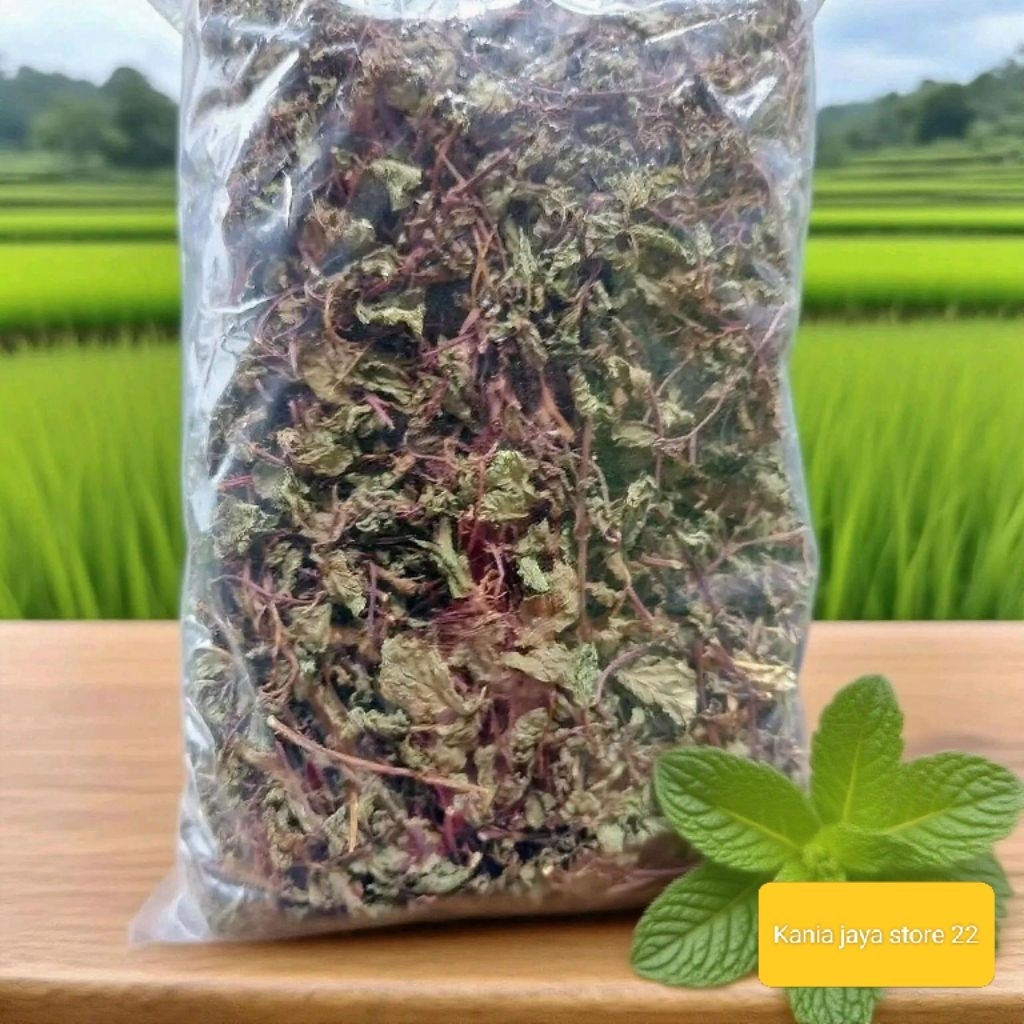 

Daun Mint kering peppermint mentol daun Papermint 100 Gram