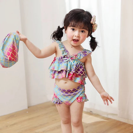 XiuQi Goods |  Baju Renang Anak 3bln-3thn Setelan Pantai Anak Lucu Import / Baju Pantai Anak Perempu