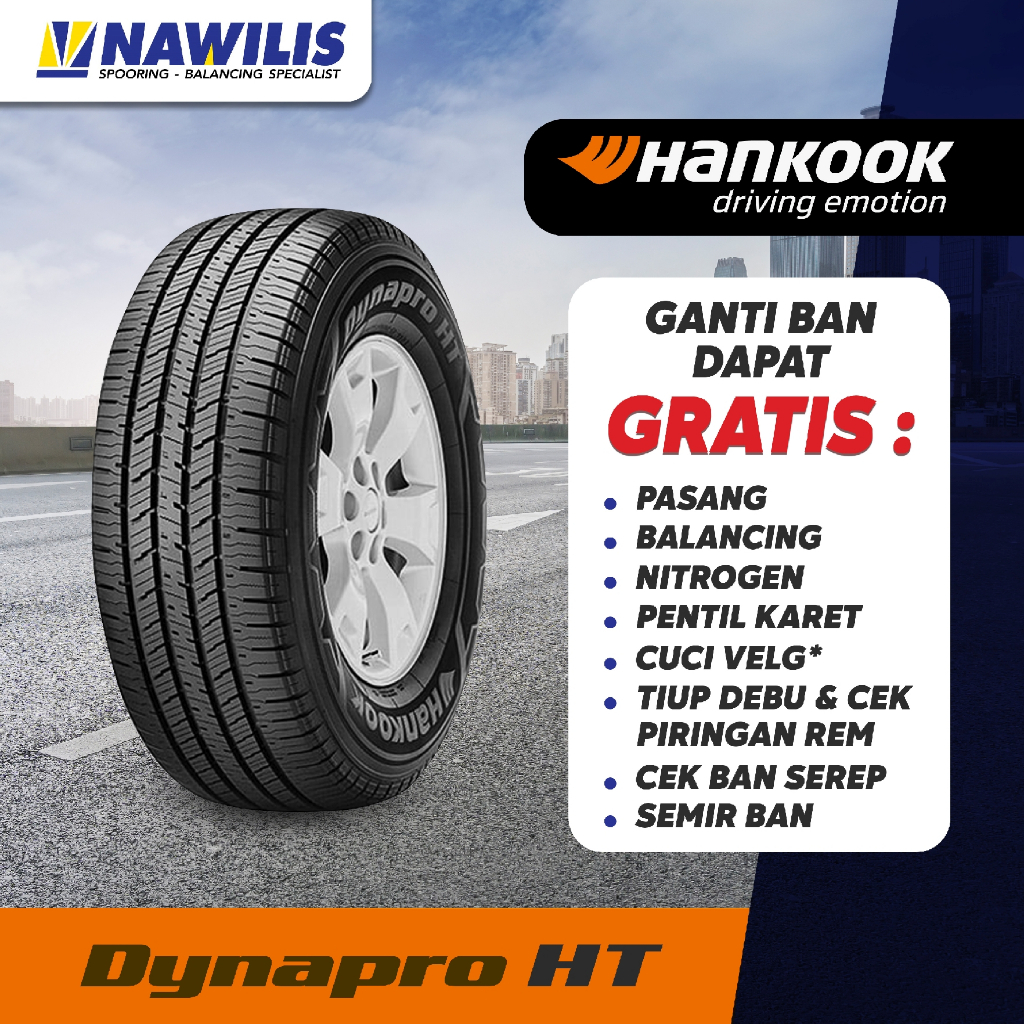 Ban Hankook 265/65 R17 Dynapro HT 110T - Fortuner, Pajero
