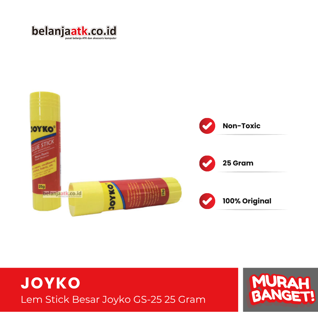 

Lem Stick Besar Joyko GS-25 25 Gram