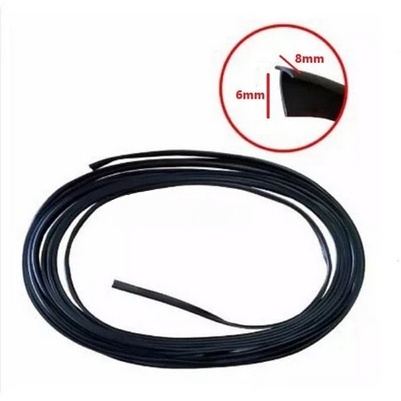 Karet Lis List Car Mobil Spakbor Fender Karet 8.6 Mm Variasi Car Mobil Bodykit Fender Karet Spakbor