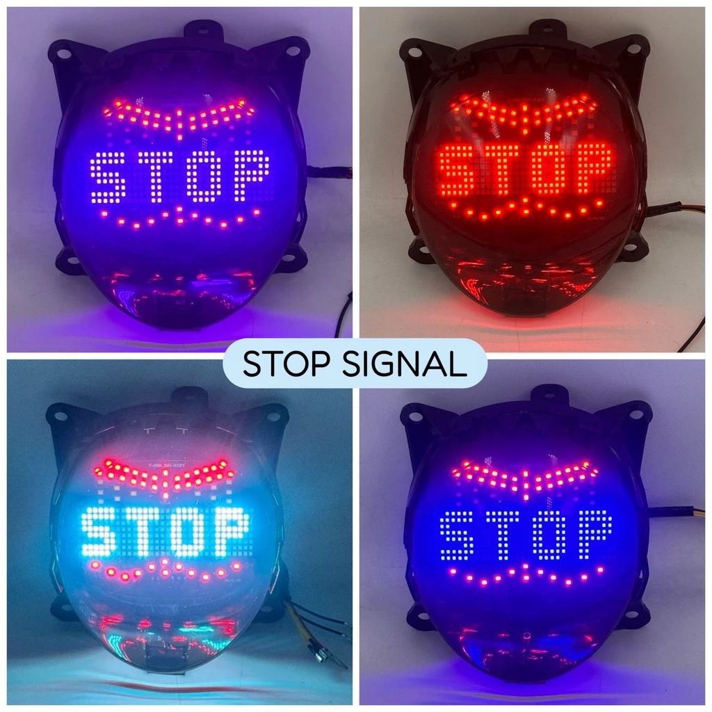 Lampu Stop Belakang SCOOPY New 2020 MOBIUS 5688 Model TEXT Running