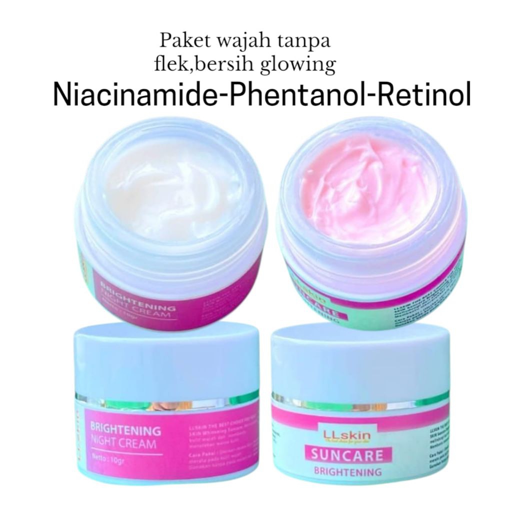 CREAM SIANG MALAM LLSKIN BEBAS FLEK BANDEL