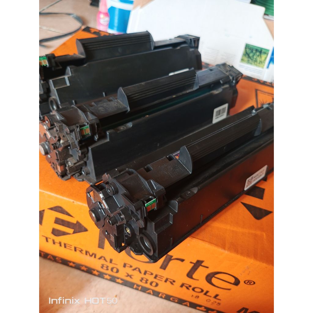 Toner cartridge HP (ori) 85A/35A Kosongan Compatible PERNAH REFILL
