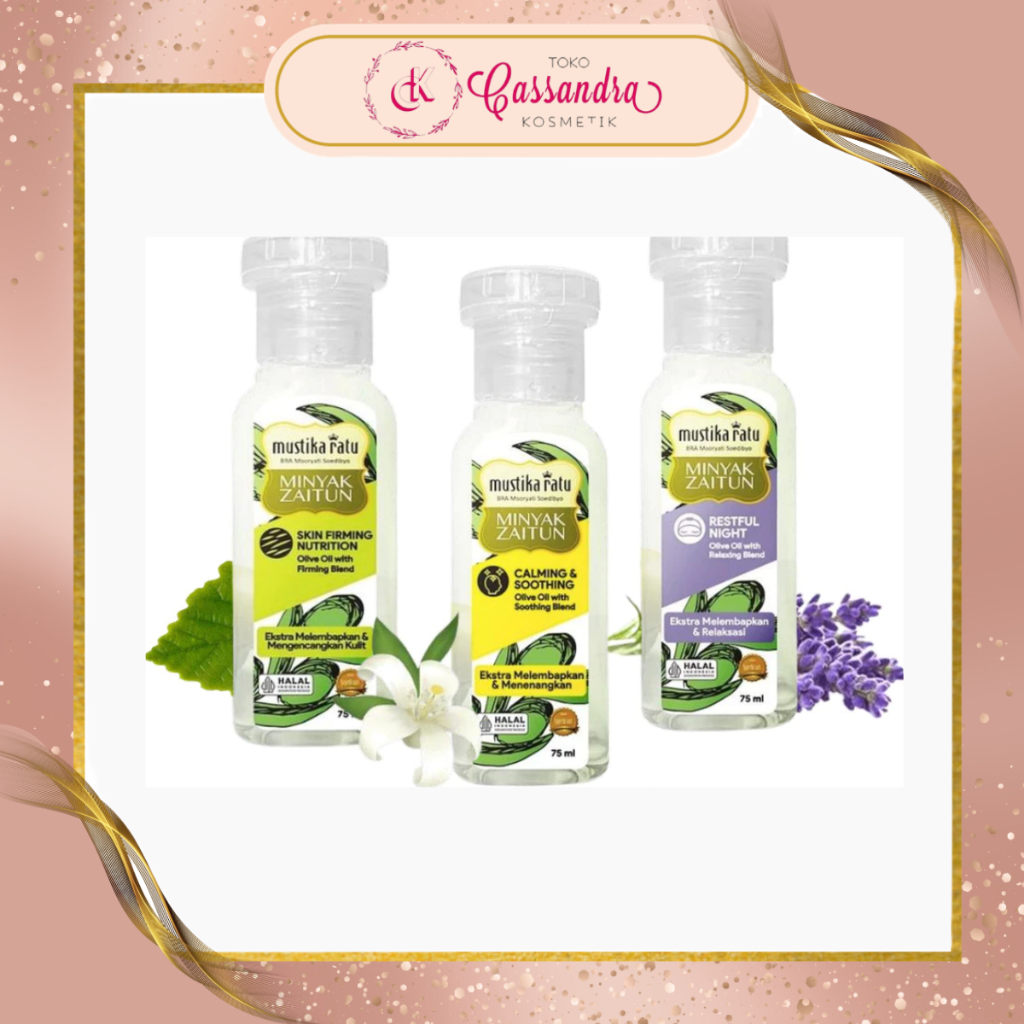 MUSTIKA RATU MINYAK ZAITUN ESSENTIAL OIL 75ML