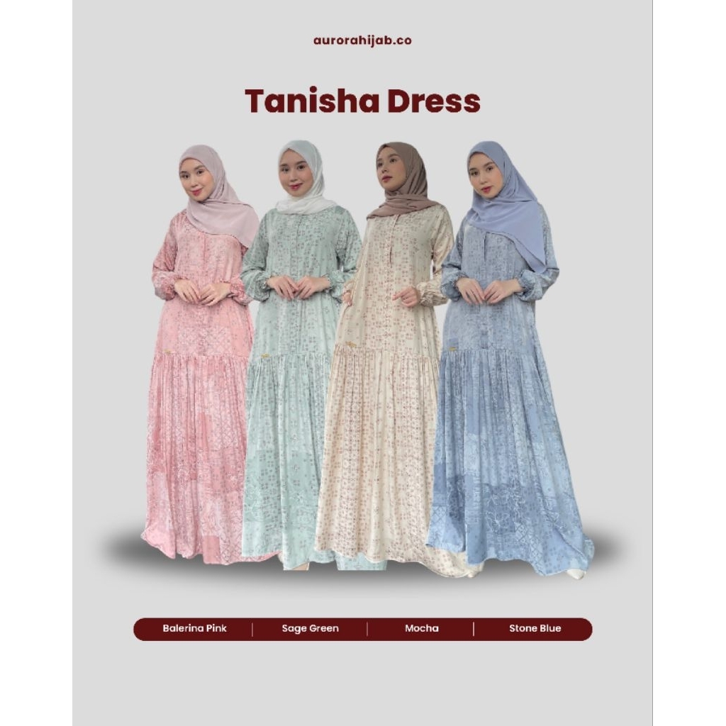 TANISHA DRESS BY AURORAHIJAB