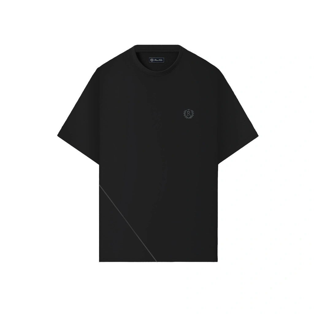 RUCAS BASIC LOGO BLACK TEE