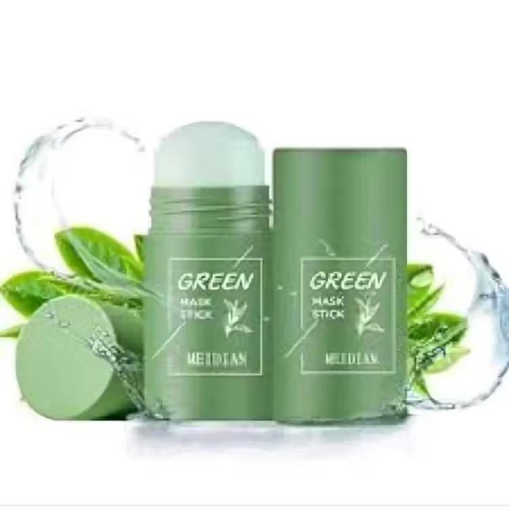 Green Mask Stick Meidian Masker Wajah Angkat Komedo 100% 40g Original Asli