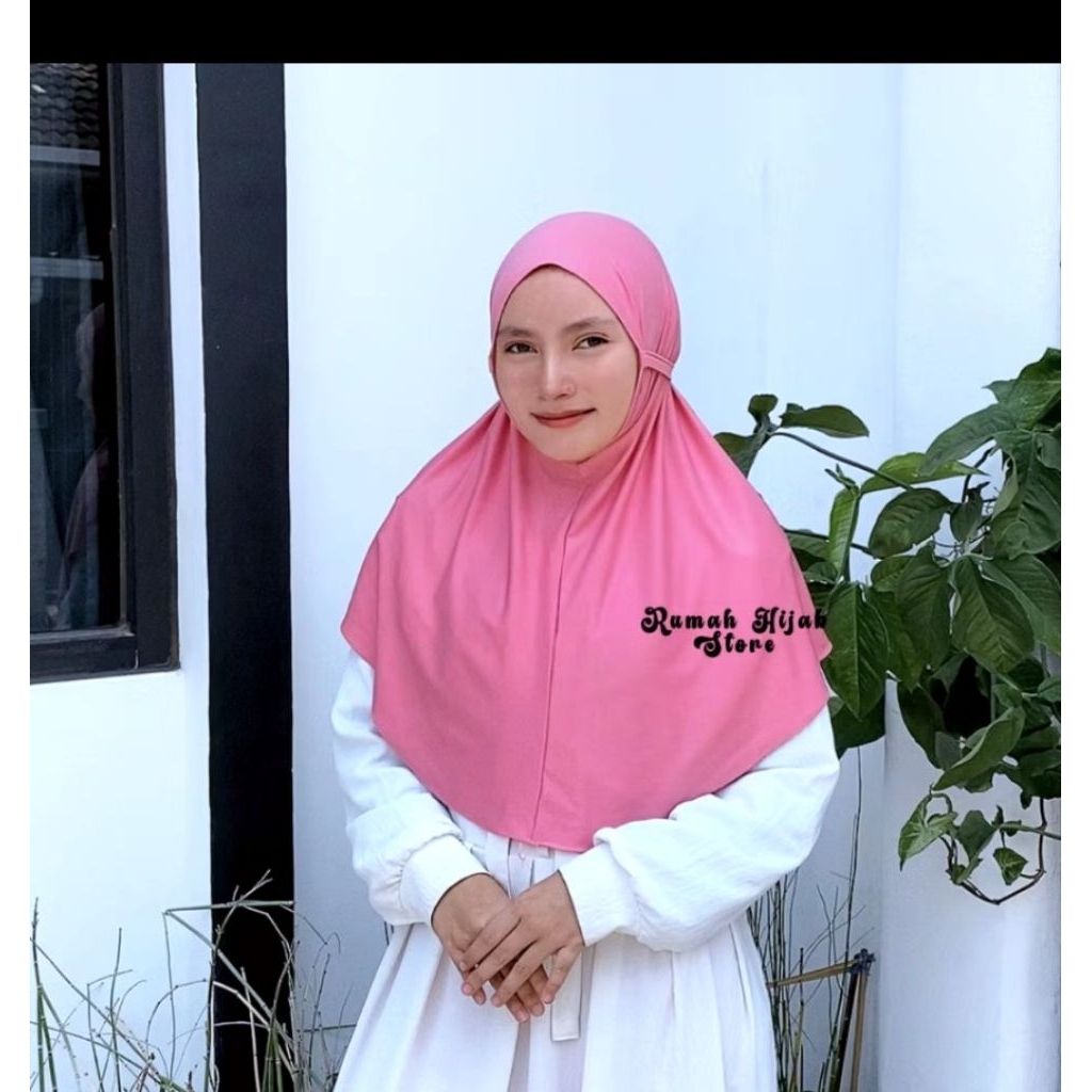 Jilbab bergo tali preloved