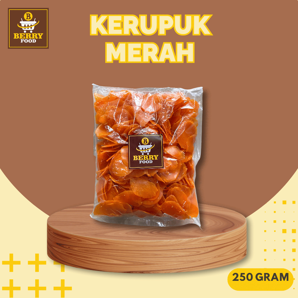 

Kerupuk & Topping Seblak Enak Kerupuk Merah – Murah Berkualitas -- Berry Food