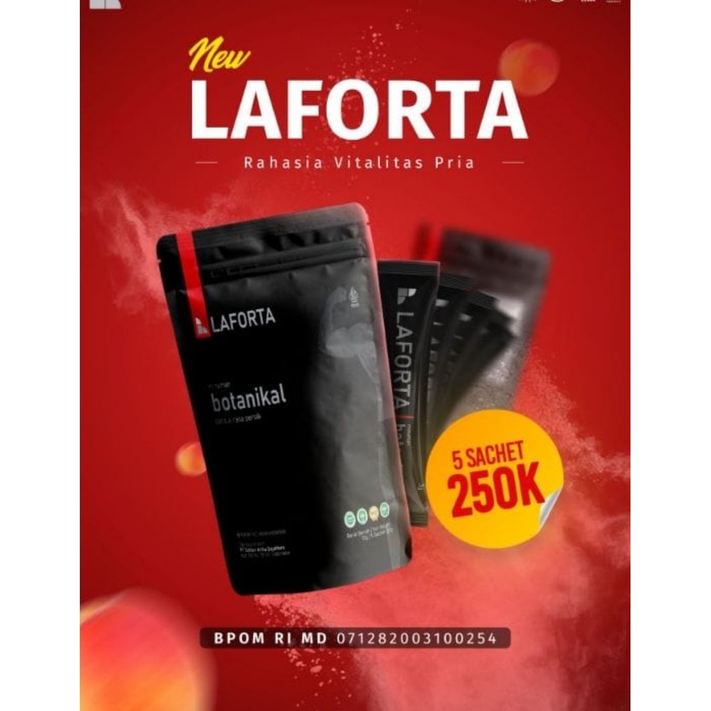

Stamina pria Laforta Baru Suplemen ekstrak Ginseng Putih dan buah Persik