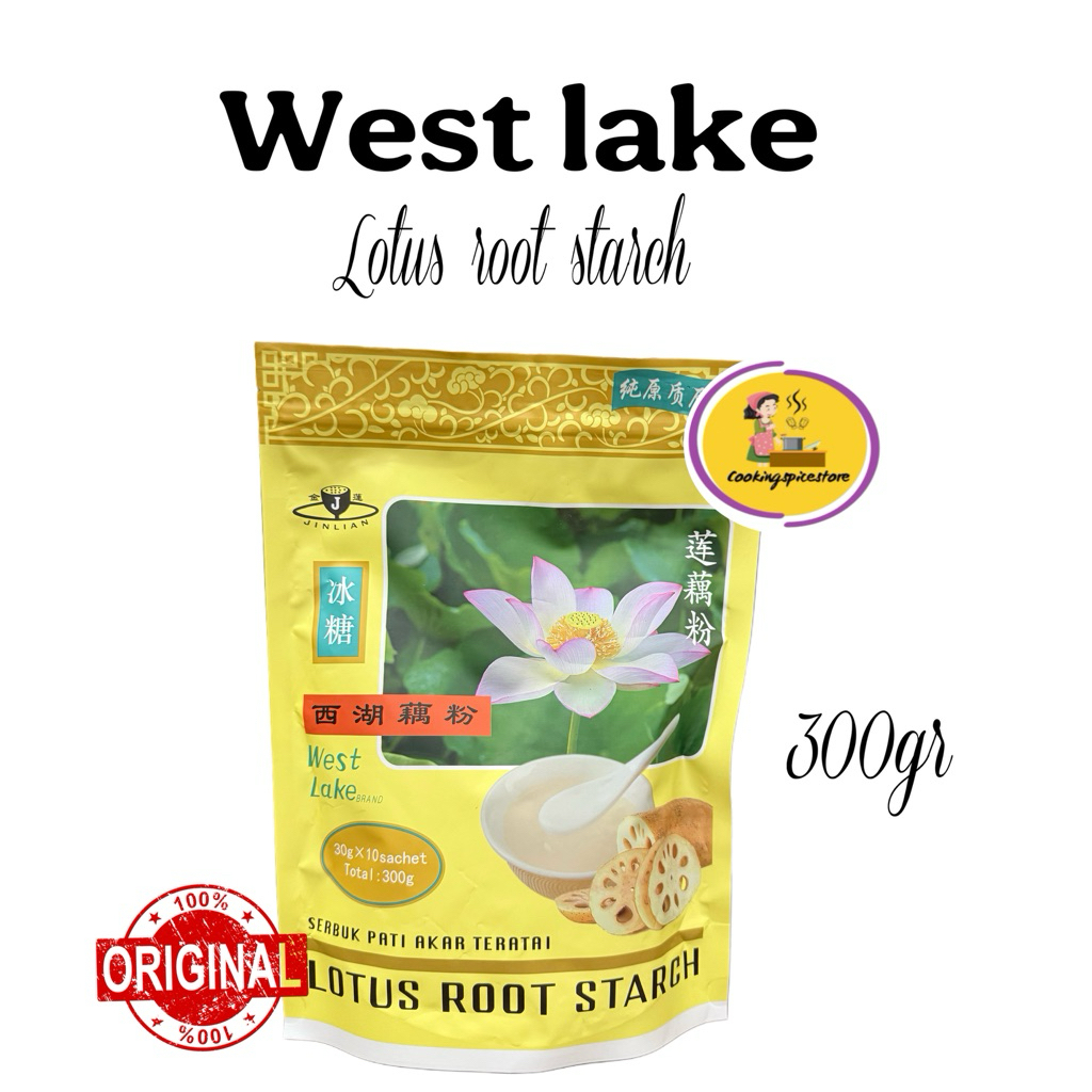 

West Lake Lotus Root Starch 300gr – Pati Akar Teratai Original Cina Minuman Sehat